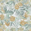 peach roses on white